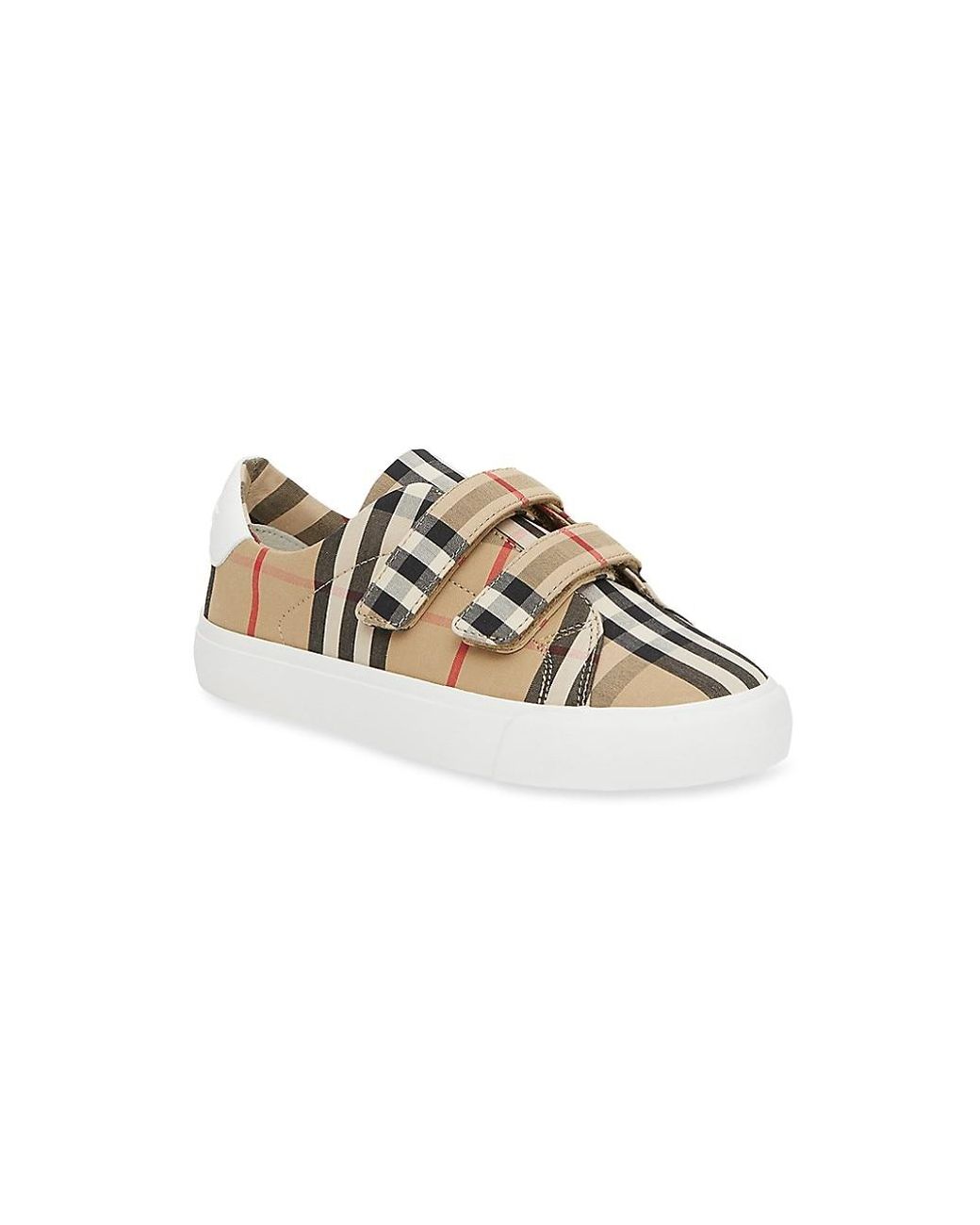 Burberry Baby's & Little Kid's Mini Markham Check Sneakers in Natural | Lyst