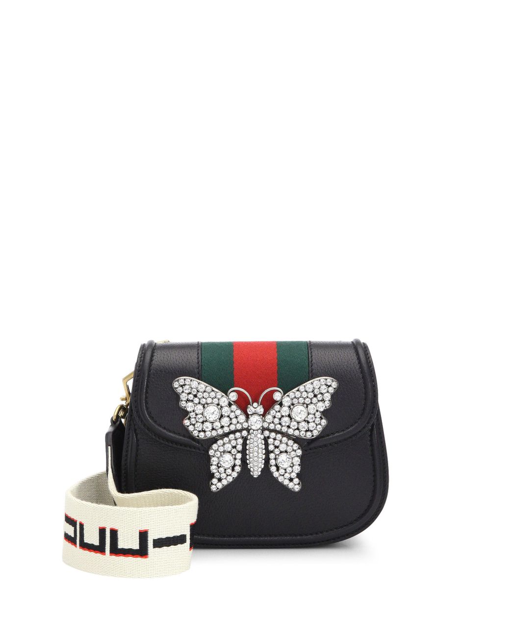 Gucci Butterfly Mini Bag in Black | Lyst
