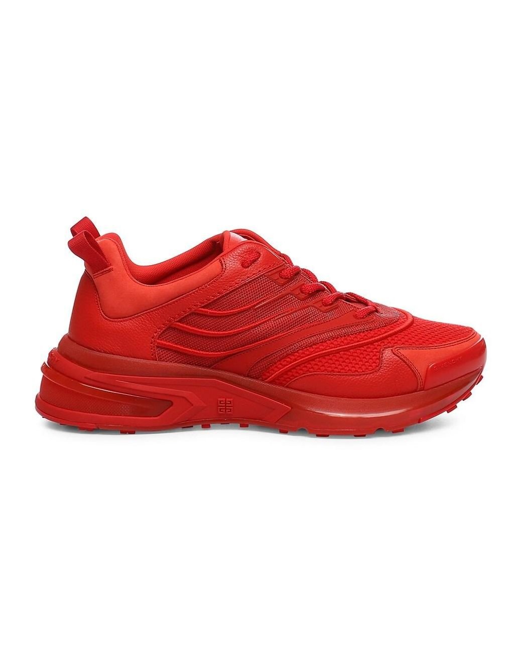 Givenchy Leather Giv 1 Sneakers in Red for Men | Lyst