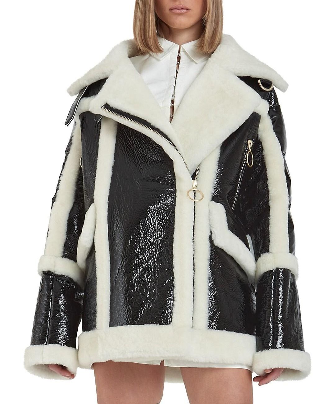 nicole benisti shearling jacket