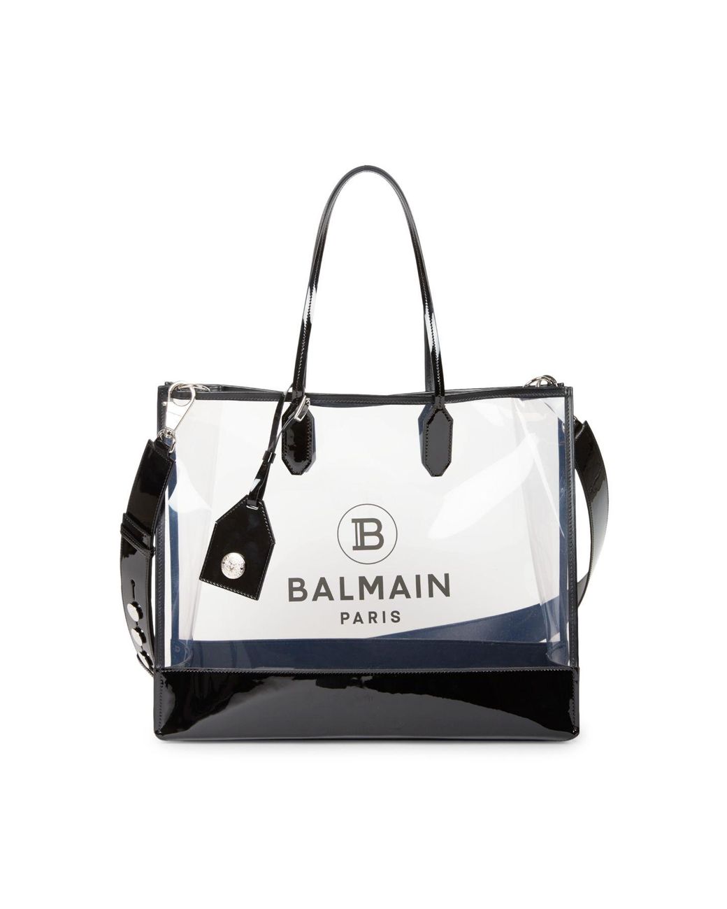 balmain transparent bag