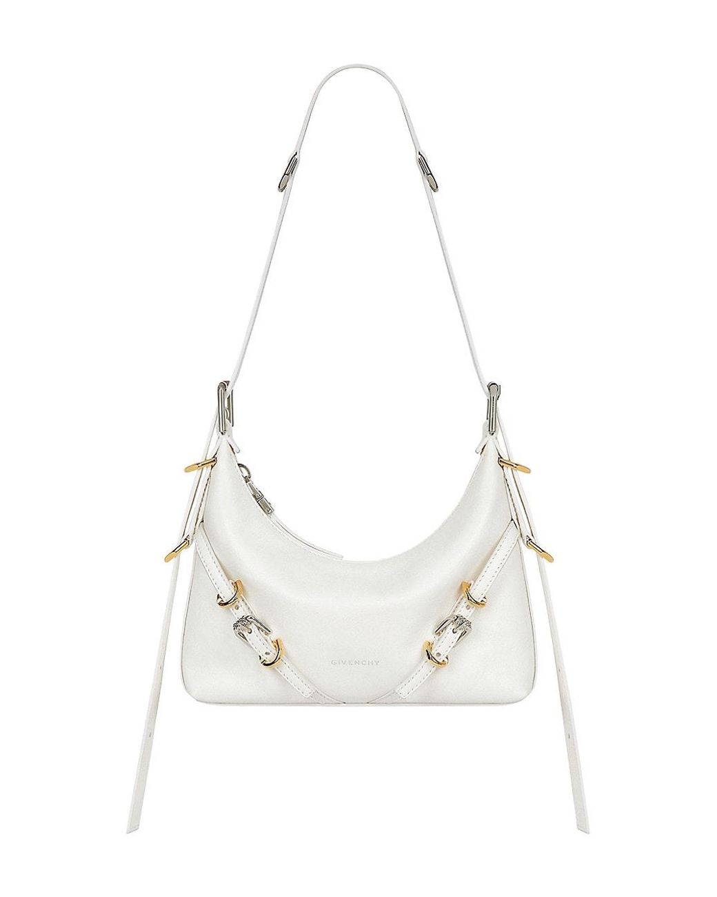 Givenchy Mini Voyou Bag In Leather in White Lyst