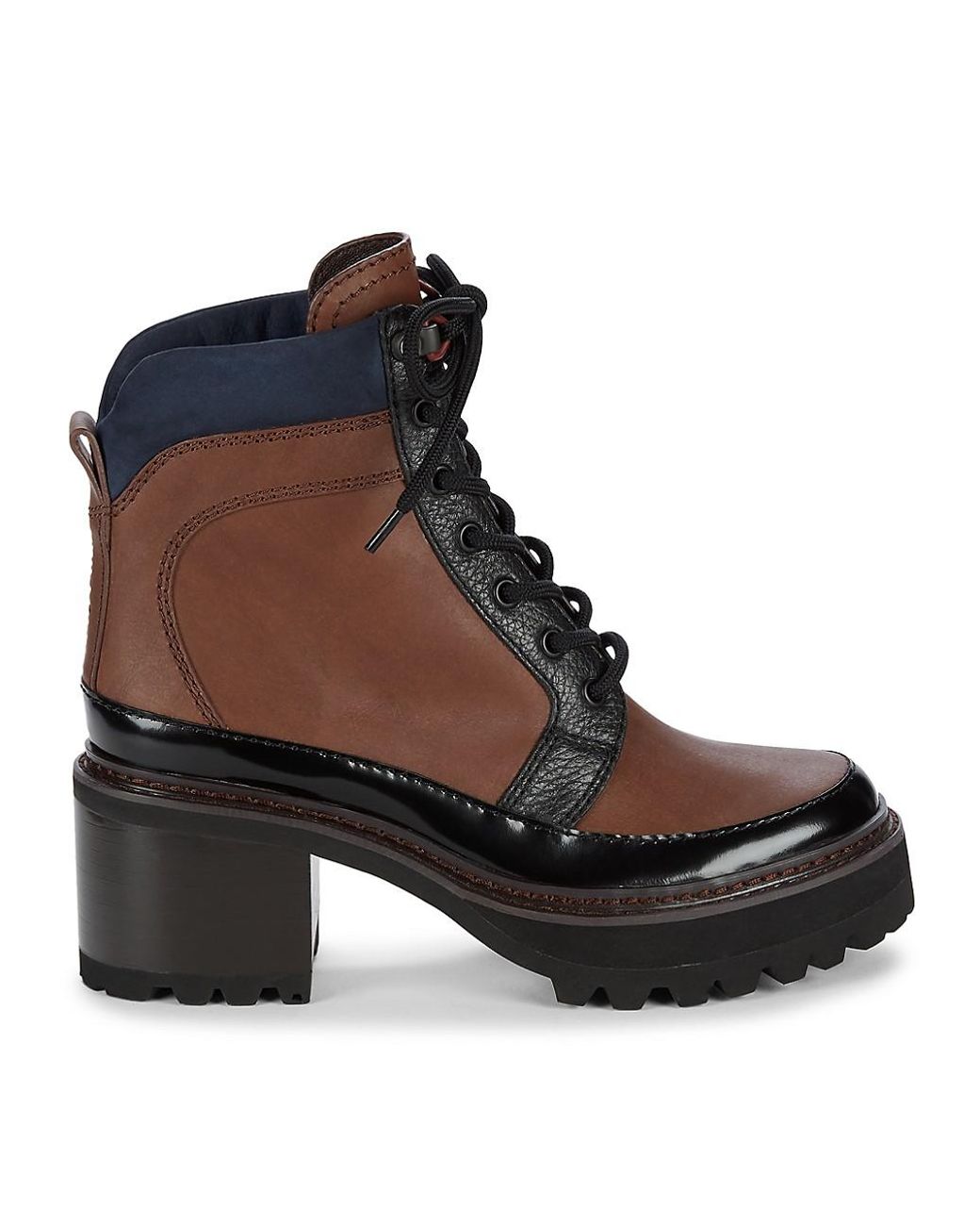 see by chloe lug sole boots