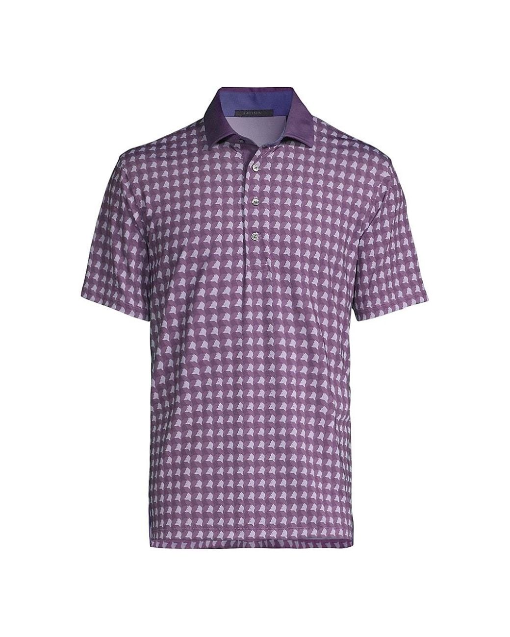 Greyson Wolf Whisperer Polo Shirt in Purple for Men Lyst