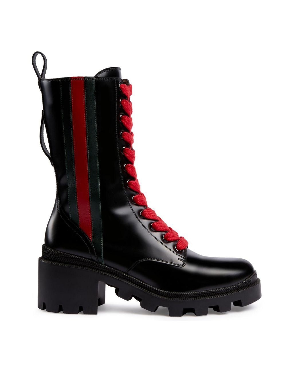 gucci trip combat boot