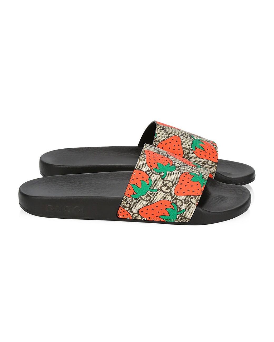 gucci pursuit gg print slides