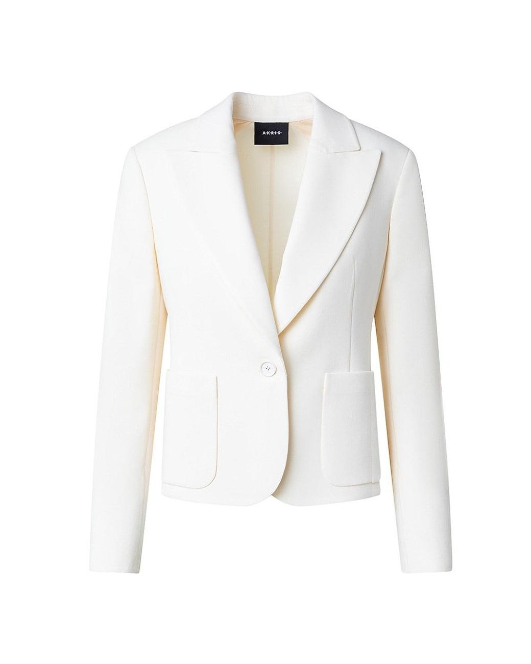 akris double face wool jacket
