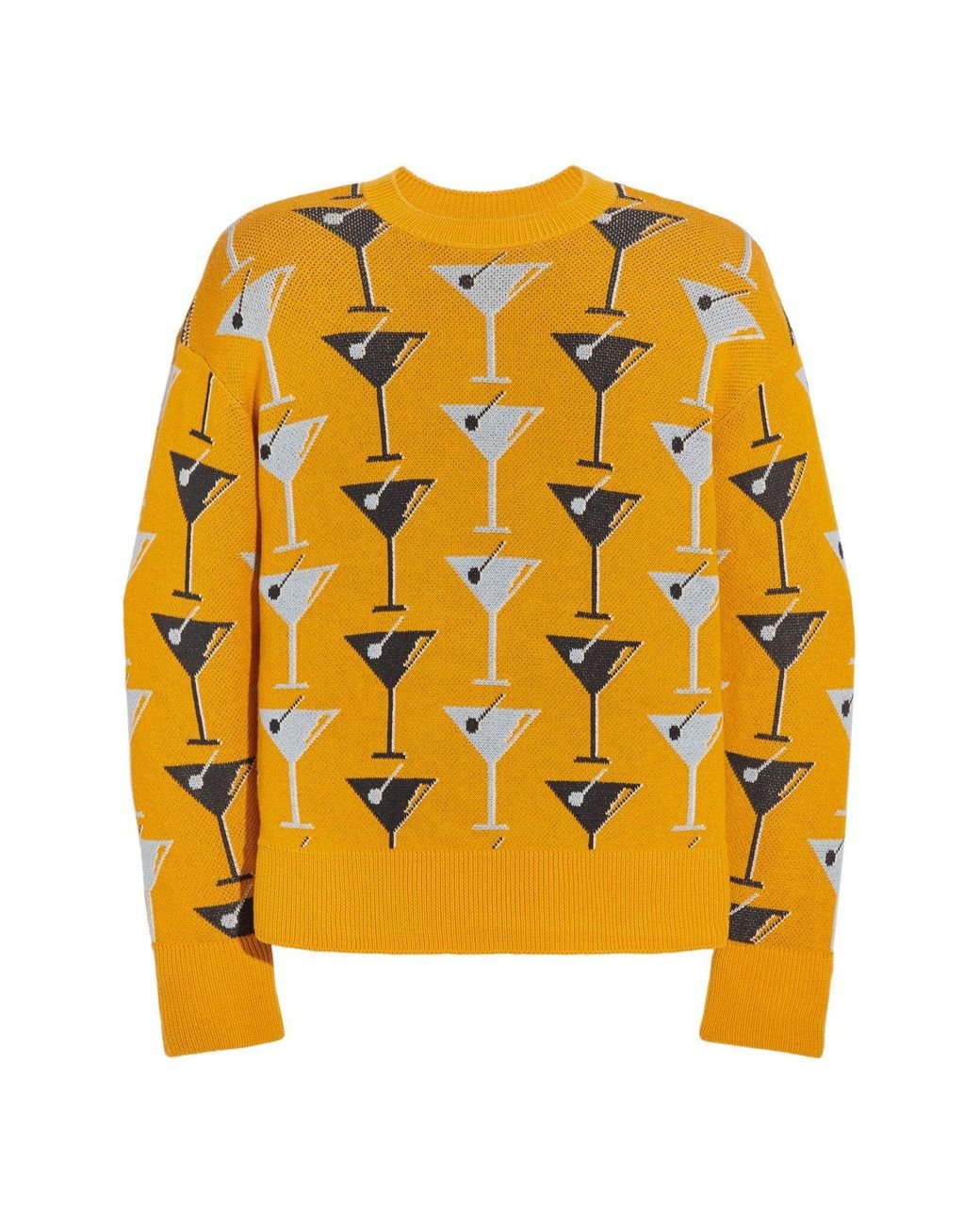 coach yellow sweater