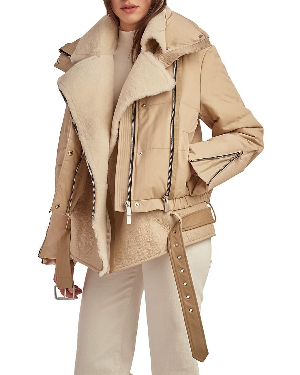 nicole benisti shearling jacket