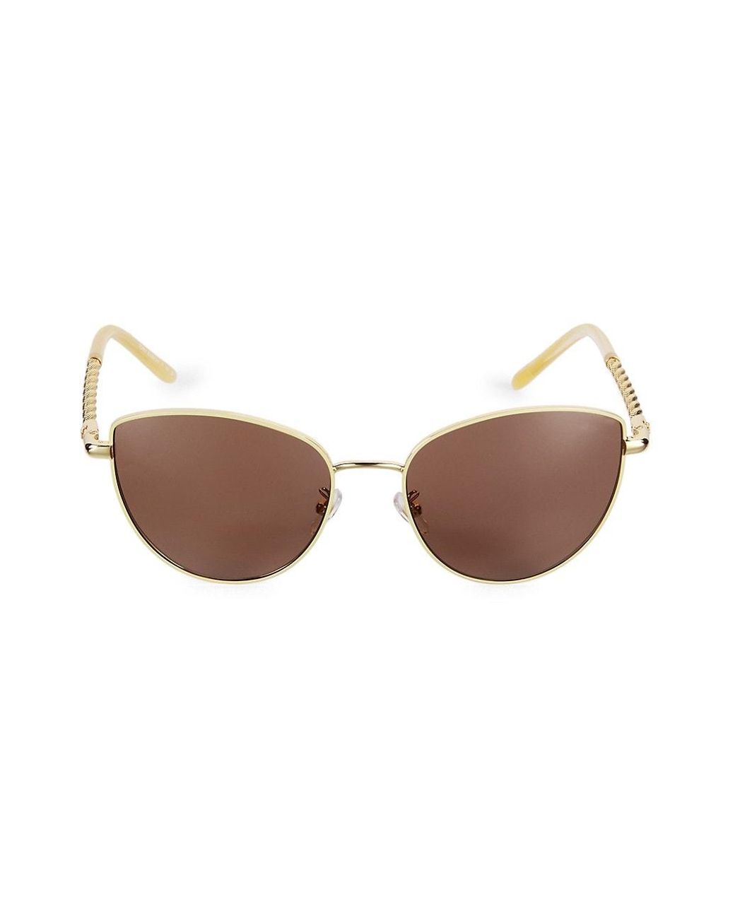 Tory Burch 56mm Cat-eye Sunglasses in Brown | Lyst