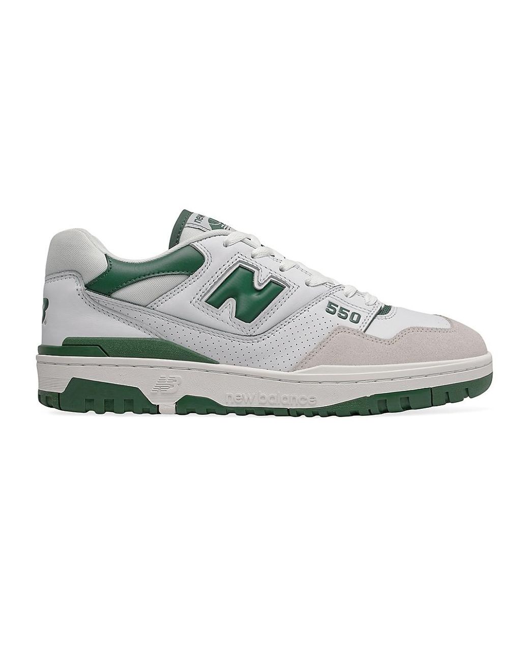 New Balance Court 550 Leather And Suede Low-top Sneakers in Gray for ...