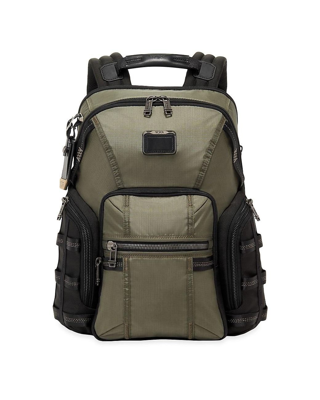 Tumi Alpha Bravo Navigation Backpack in Green for Men | Lyst