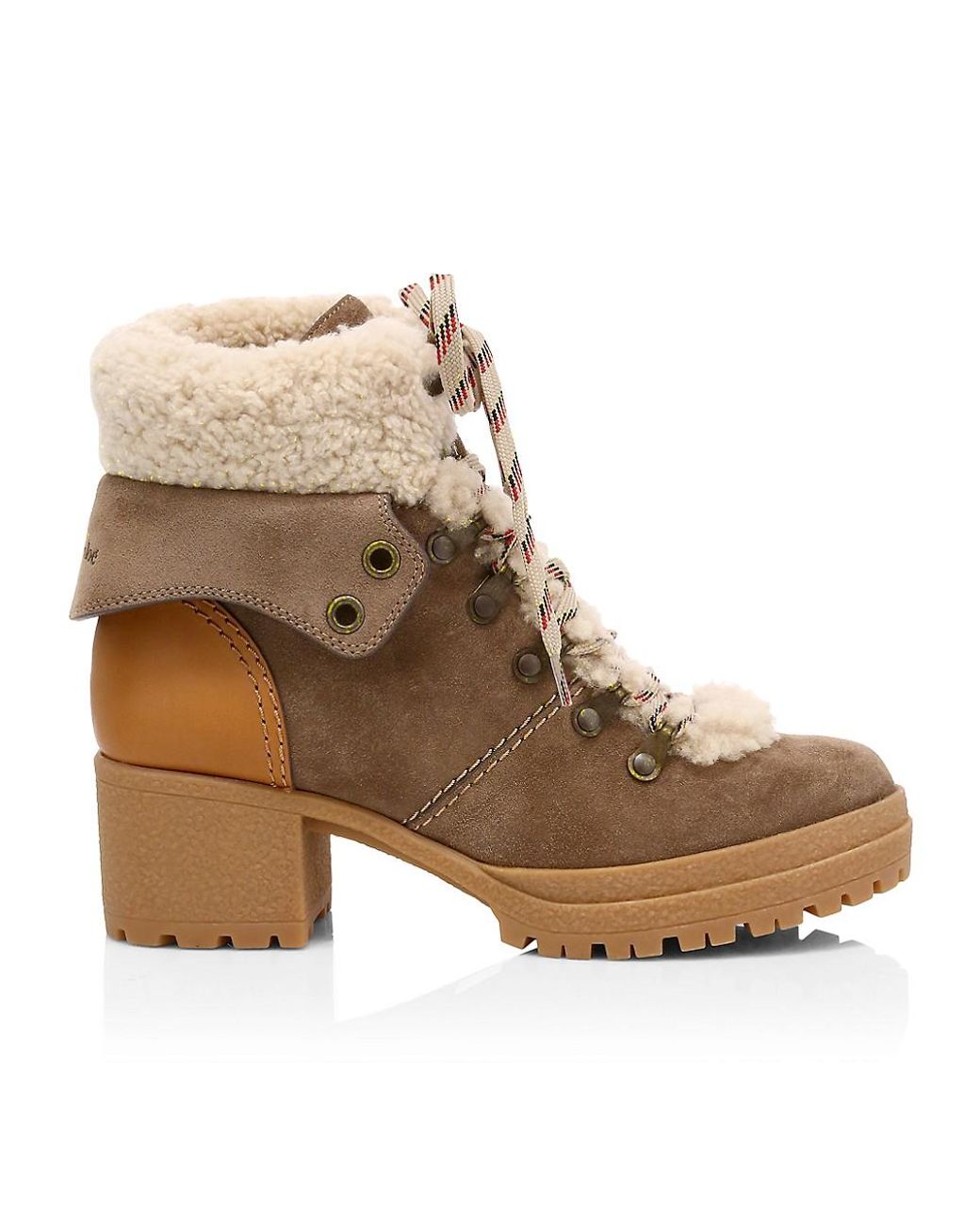 fur lined hiking boots
