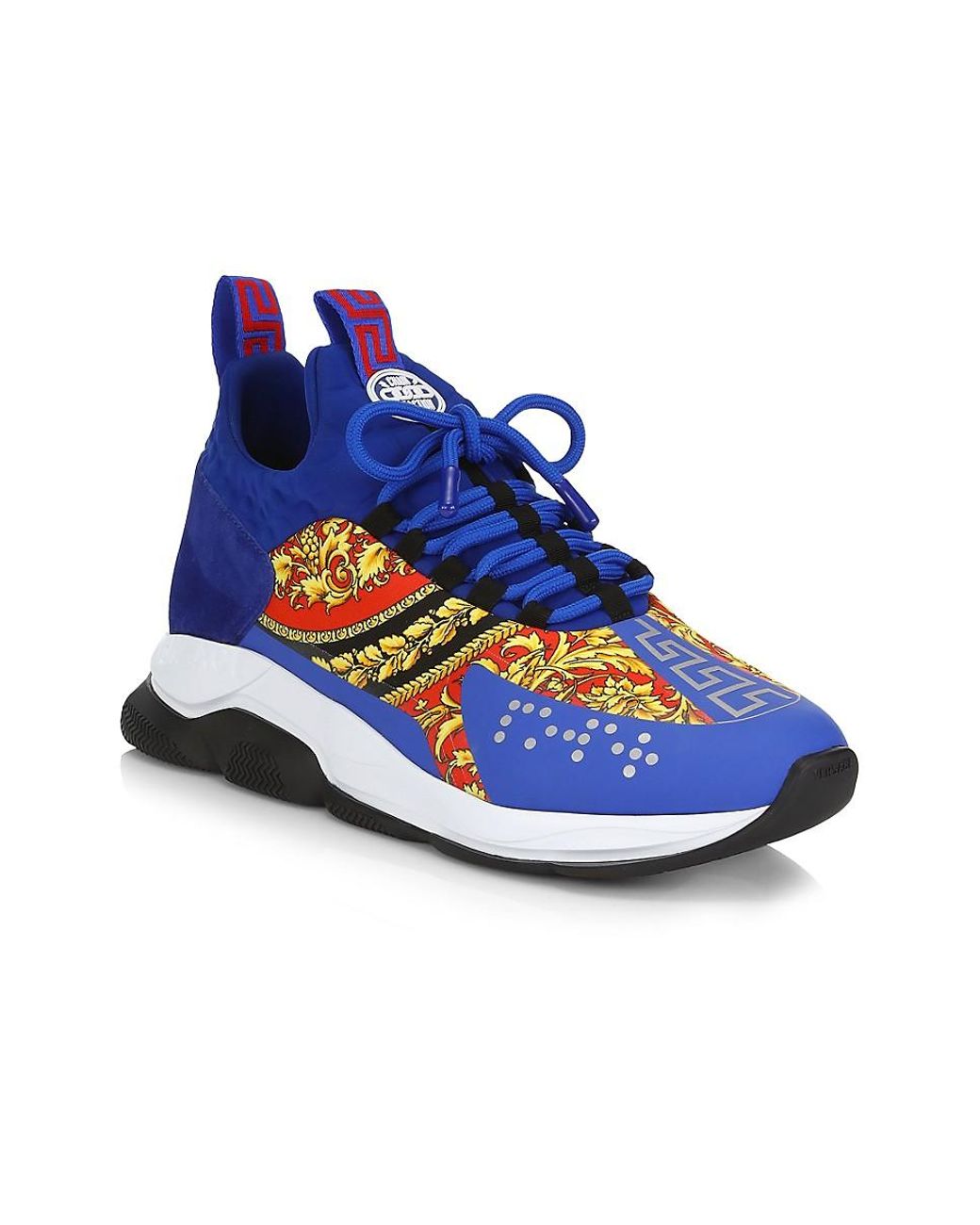 versace blue trainers