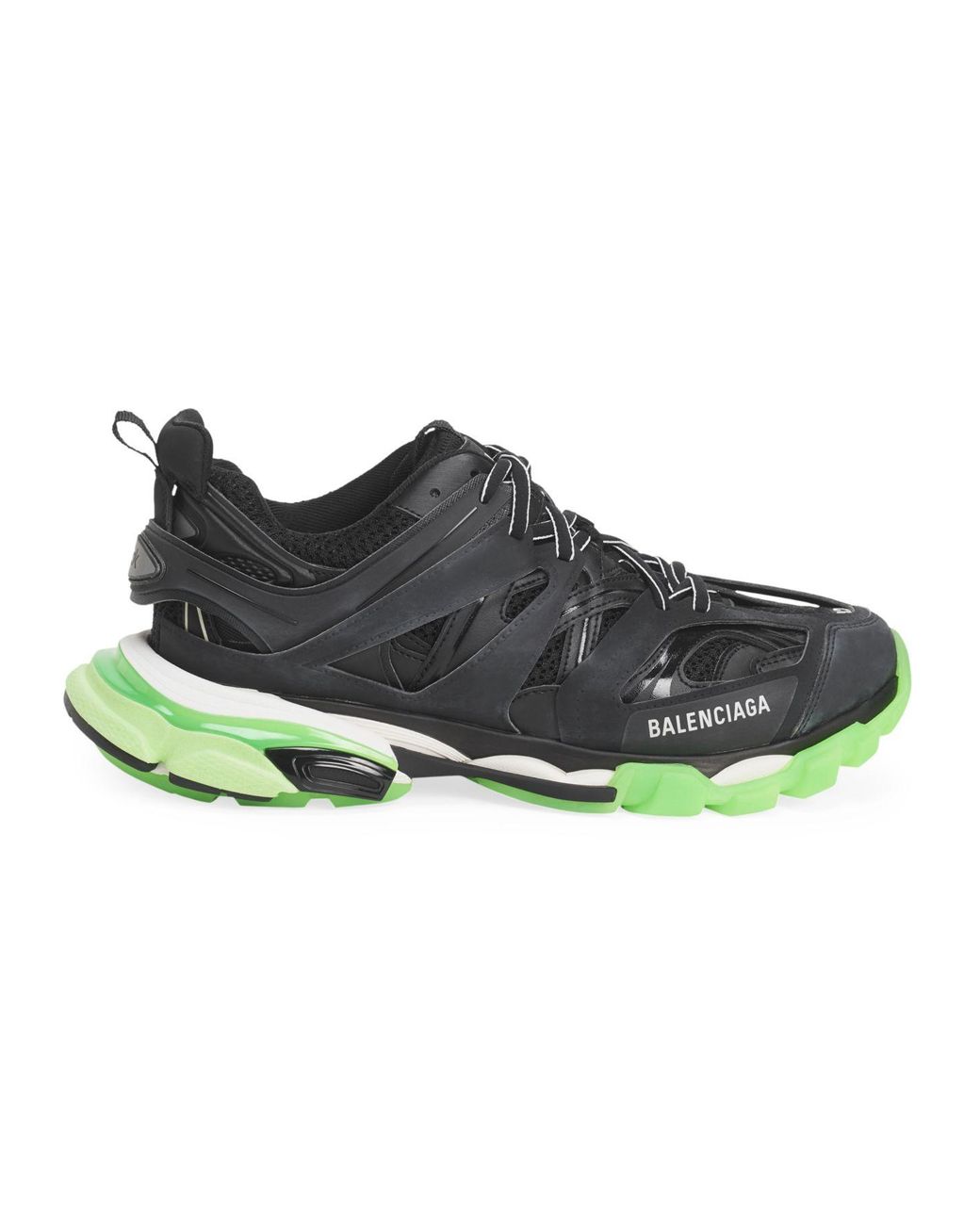 Balenciaga Glow In The Dark Track Sneakers in Black for Men | Lyst