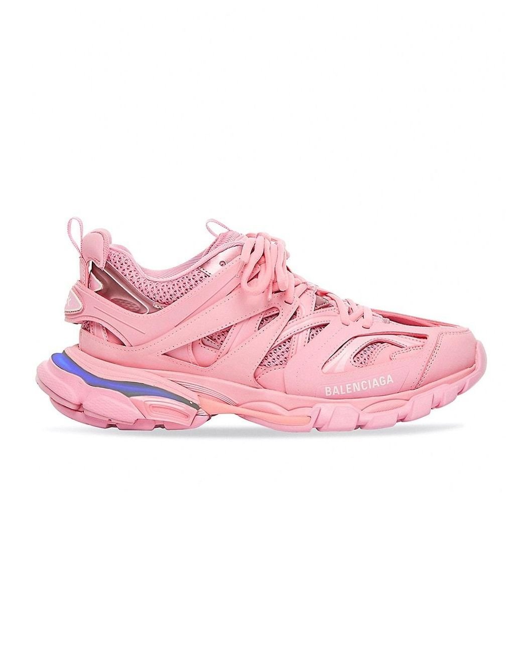 mundstykke glide dump Balenciaga Track Led Sneaker in Pink | Lyst
