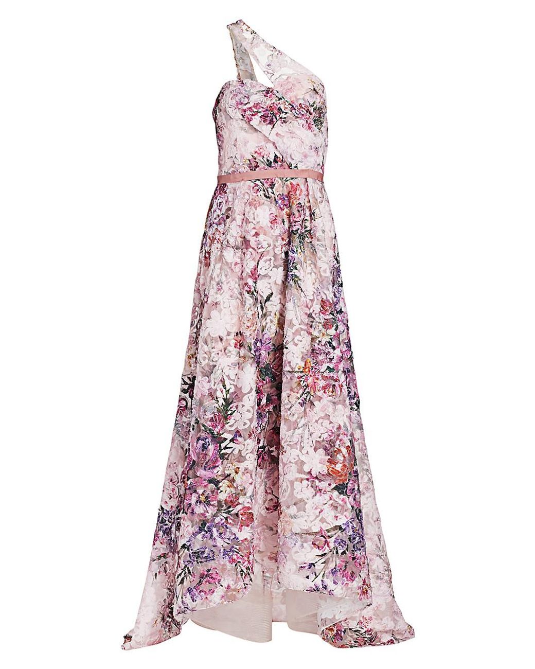 marchesa notte blush gown