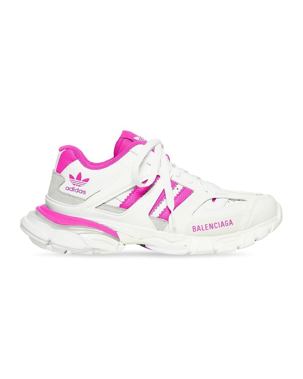 Balenciaga Adidas Track Forum Low Top Sneakers in Pink | Lyst