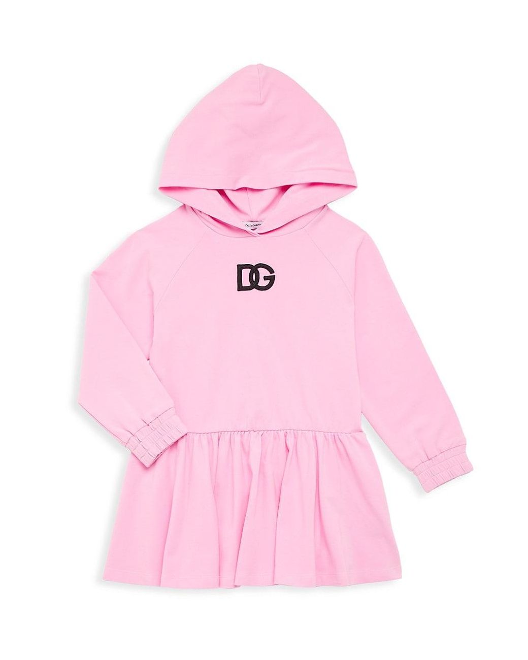 Dolce & Gabbana Little Girl's & Girl's Logo Sweatshirt Dress in Pink | Lyst
