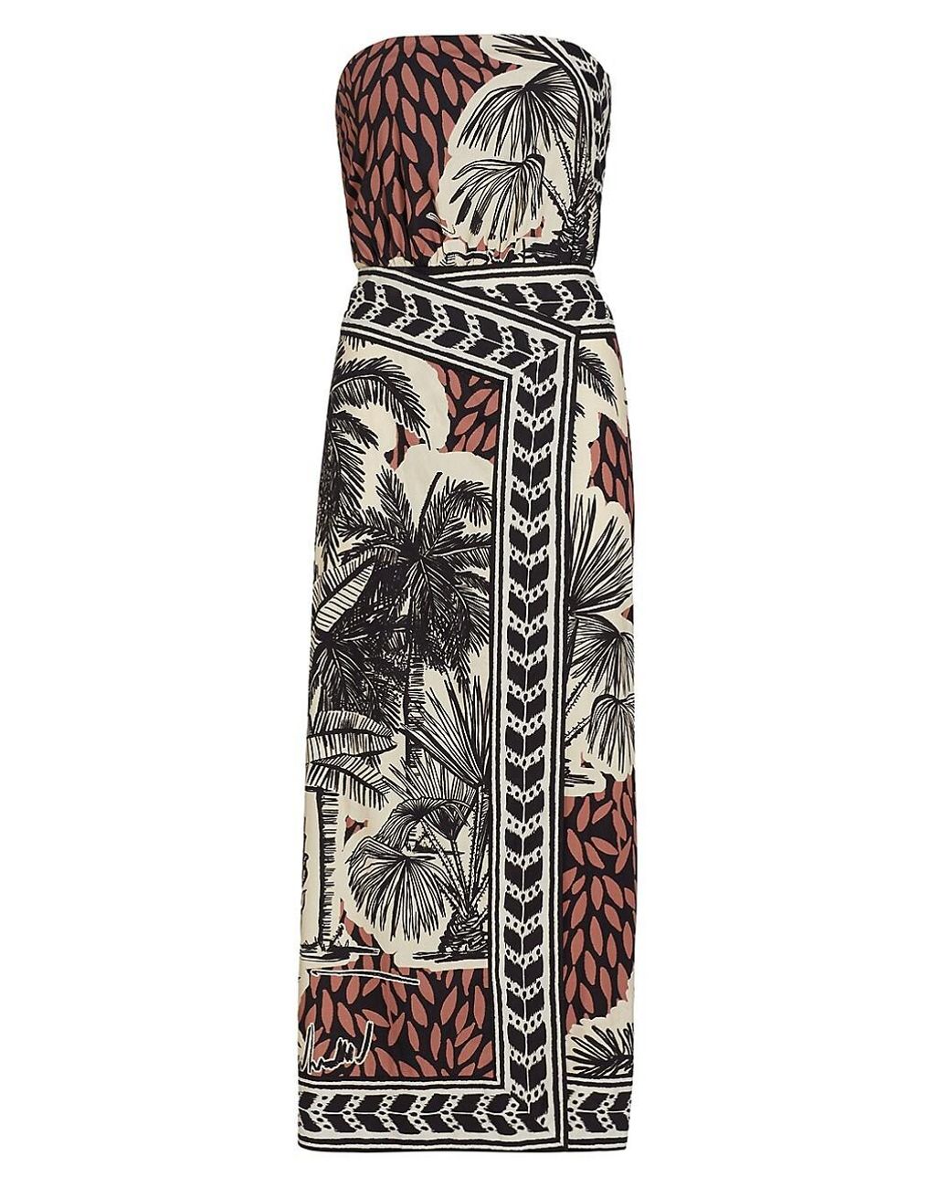 Johanna Ortiz African Canopy Printed Poplin Midi-dress | Lyst