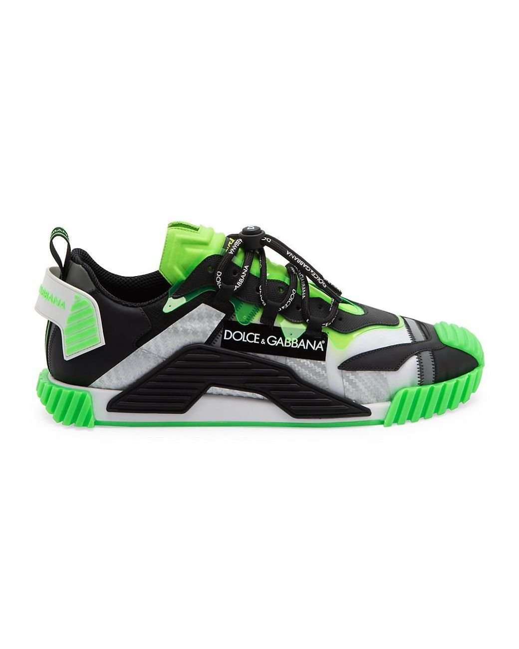 neon dolce and gabbana sneakers