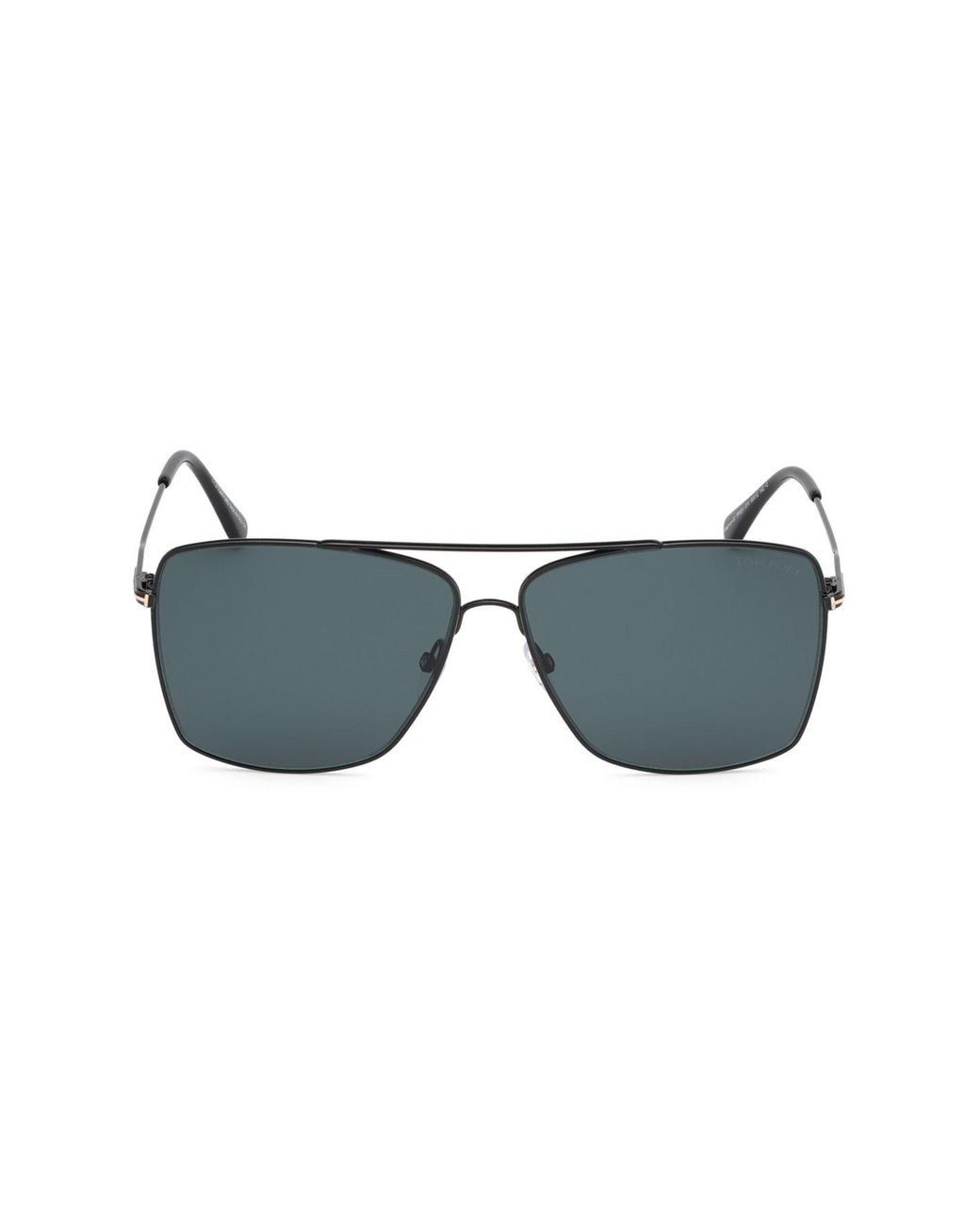 Tom Ford Magnus 60mm Square Aviator Sunglasses in Black Pattern (Black ...