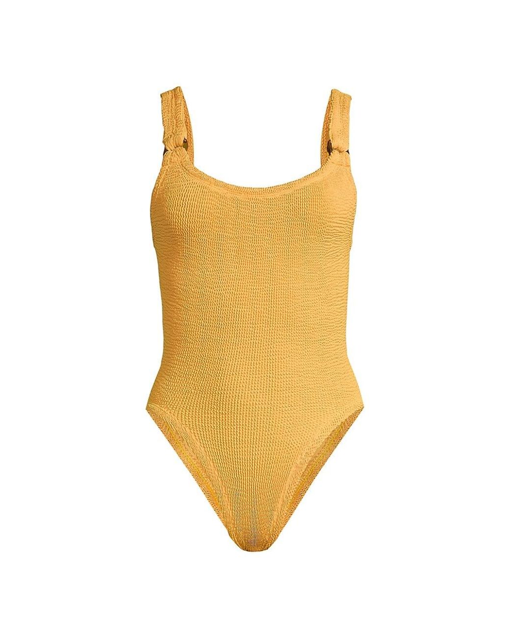 Hunza G Domino One-piece Swimsuit | Lyst