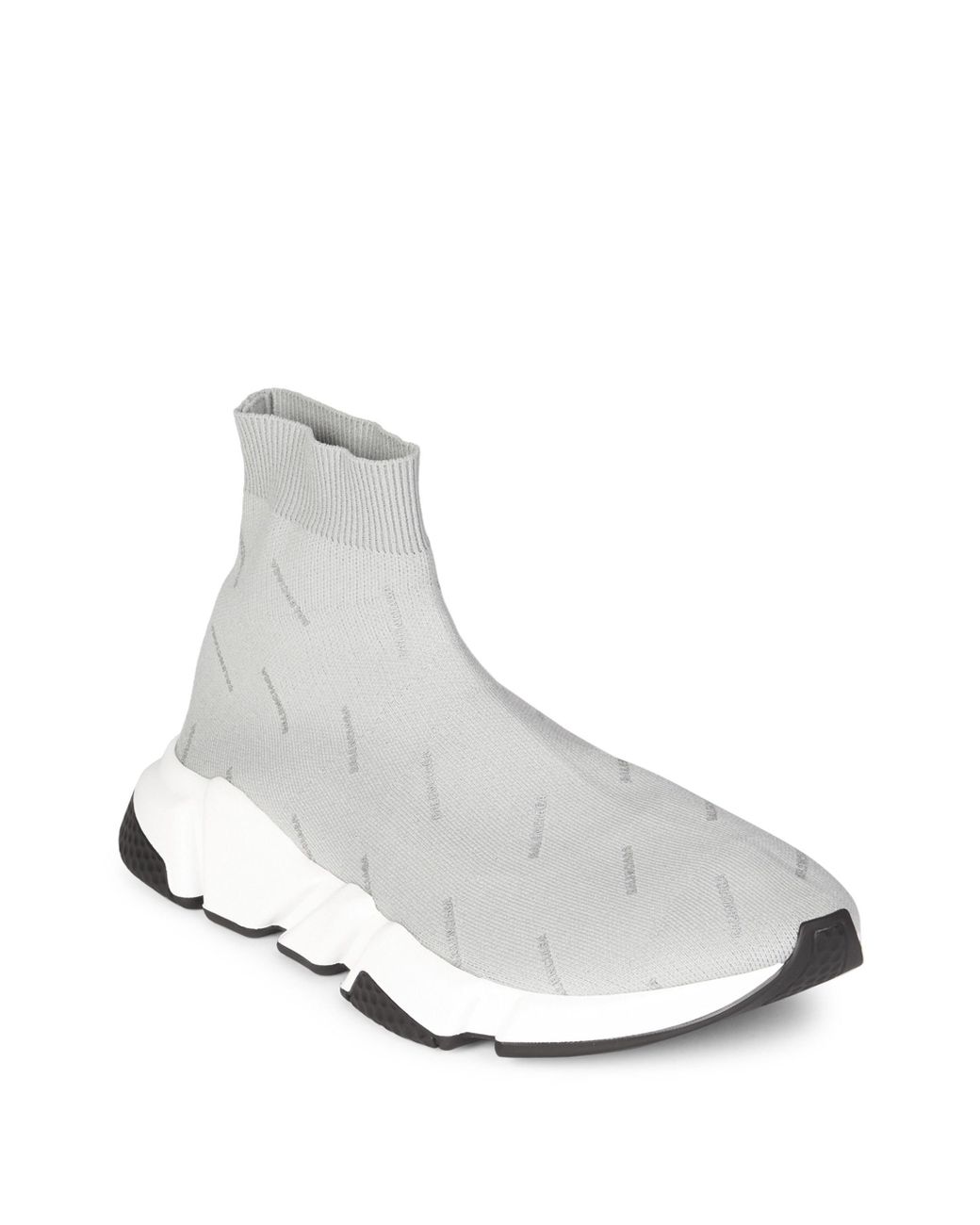 Balenciaga Speed Knit Sneakers in Gray for Men | Lyst