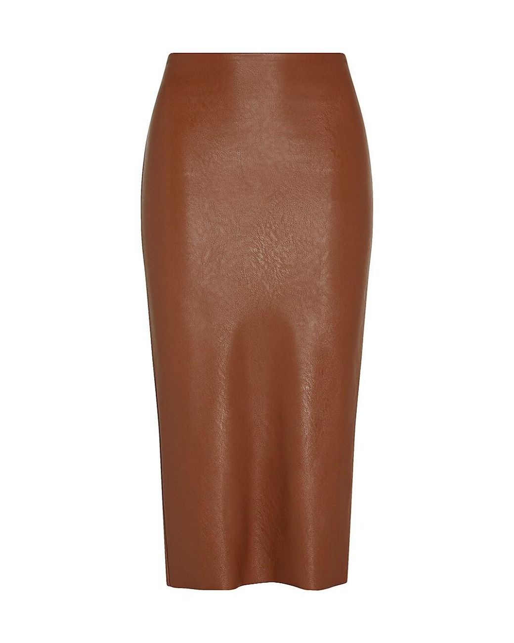 Commando Faux-leather Pencil Skirt in Cocoa (Brown) | Lyst