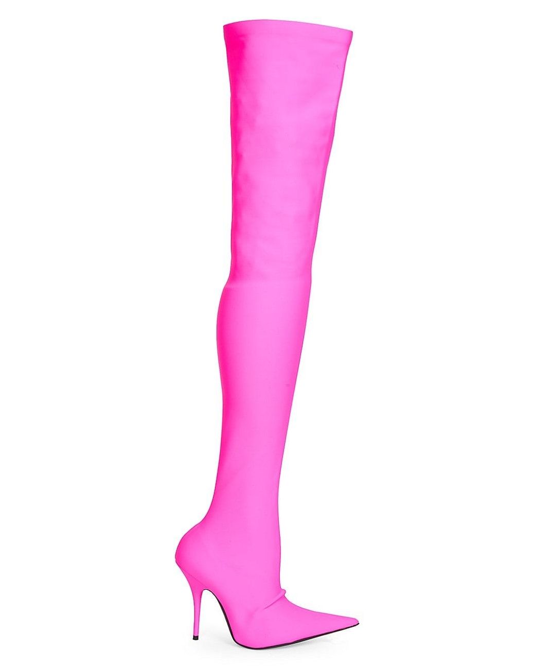 Balenciaga Synthetic Cuissard Knife 110 Over-the-knee Boots in Pink | Lyst