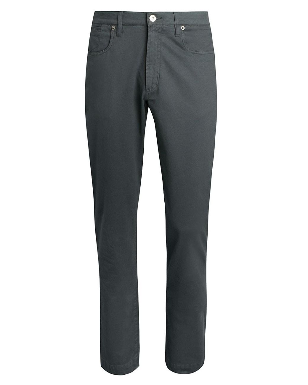 Saks Fifth Avenue Collection Cotton Stretch Five-pocket Pants in ...