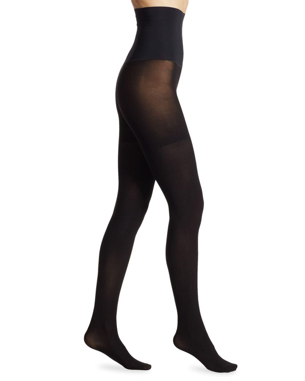Commando Synthetic Ultimate Opaque Control Tights in Black Lyst