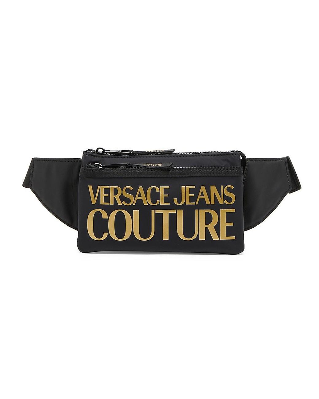 Versace Jeans Couture Borsa Marsupio Logo Belt Bag in Black for Men | Lyst