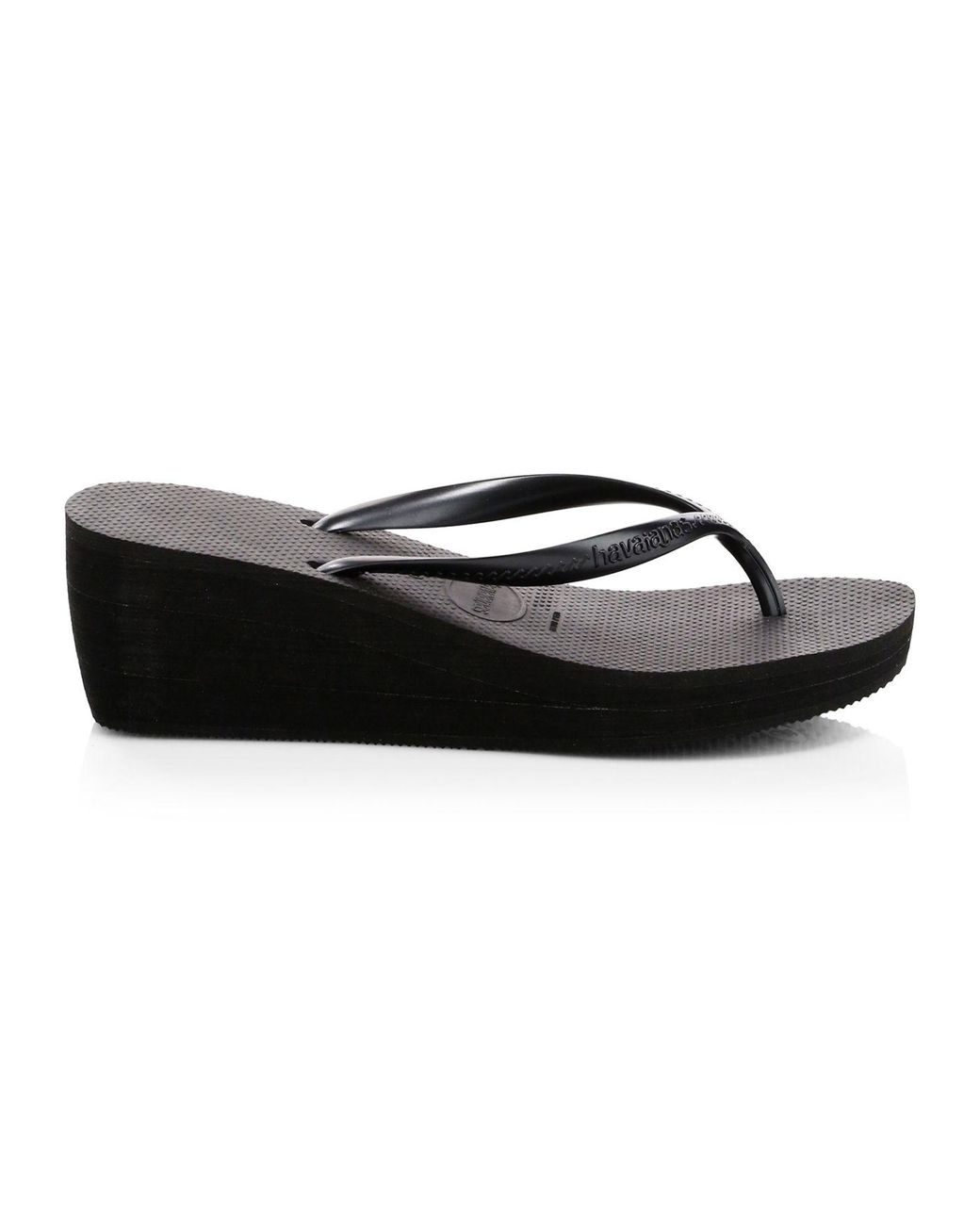 black wedge havaianas