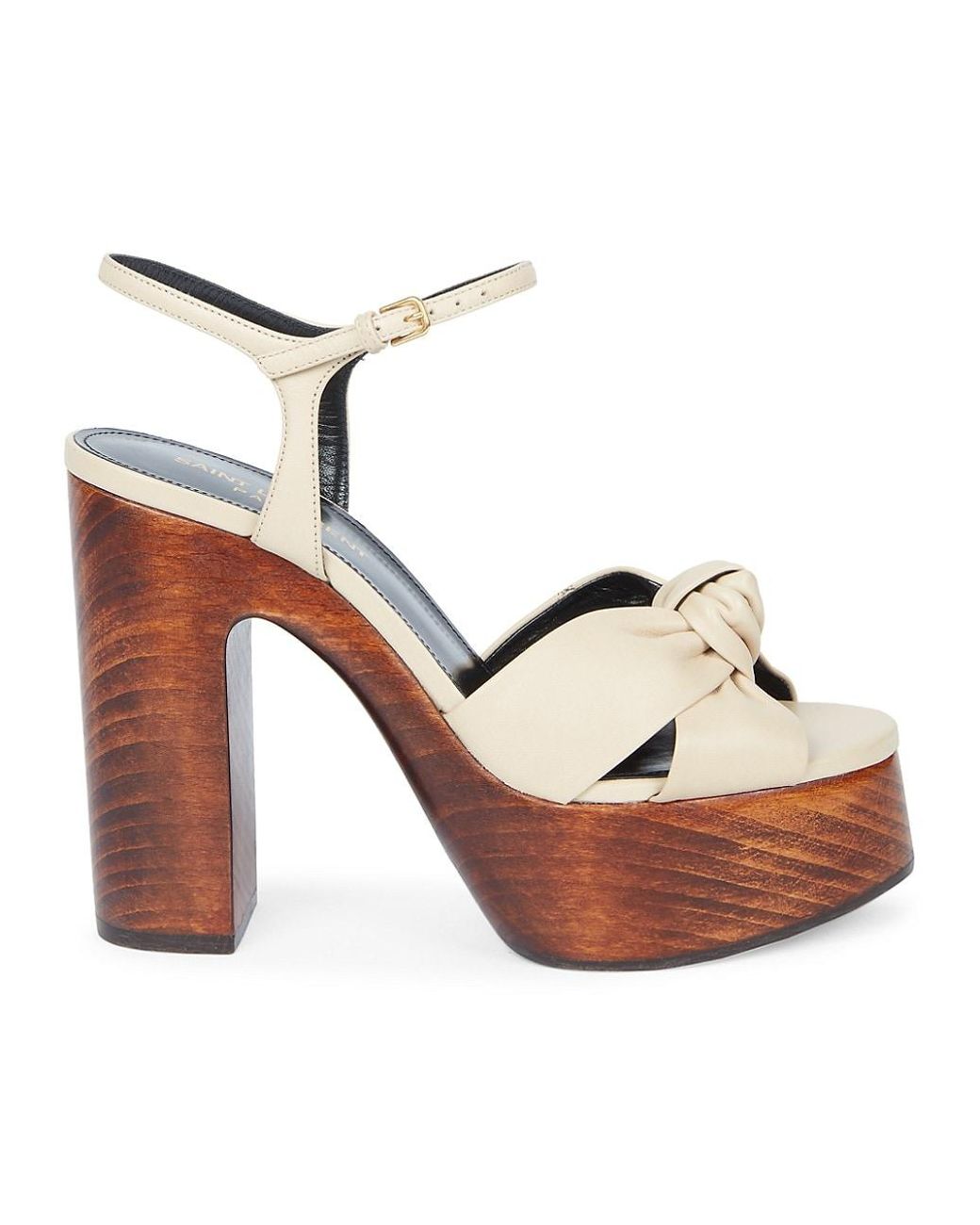 saint laurent bianca platform sandals