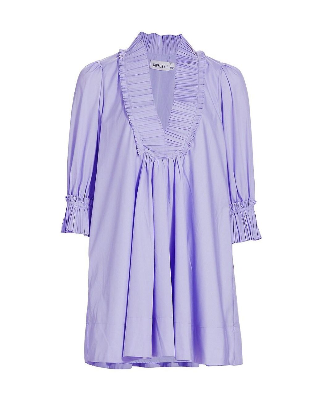 SOVERE Synthetic Rapture Shift Minidress in Purple | Lyst