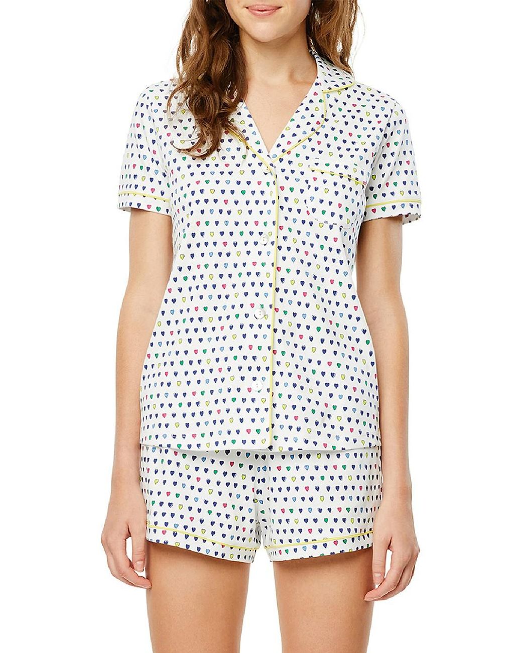 Roberta Roller Rabbit Pop Hearts 2piece Short Pajama Set in White Lyst