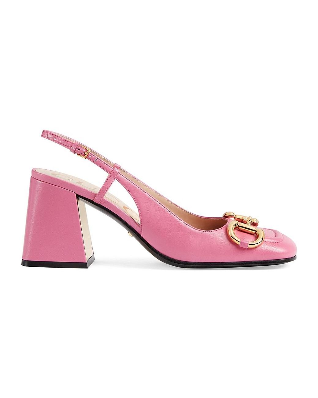 Gucci Baby Slingback Pumps in Pink Lyst