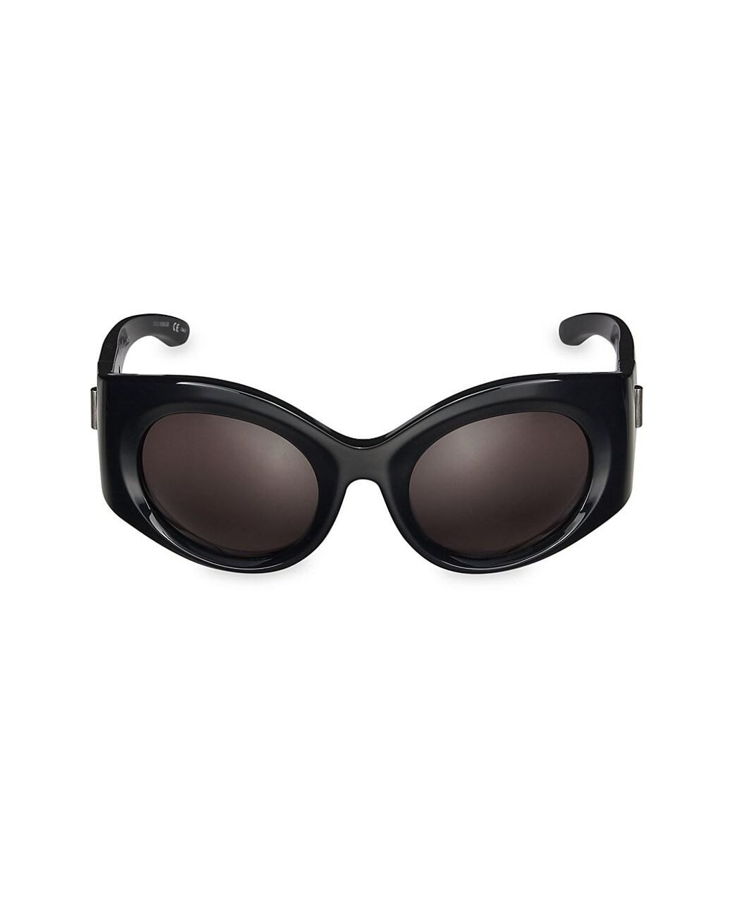 Balenciaga 58mm Oval Sunglasses in Black Lyst
