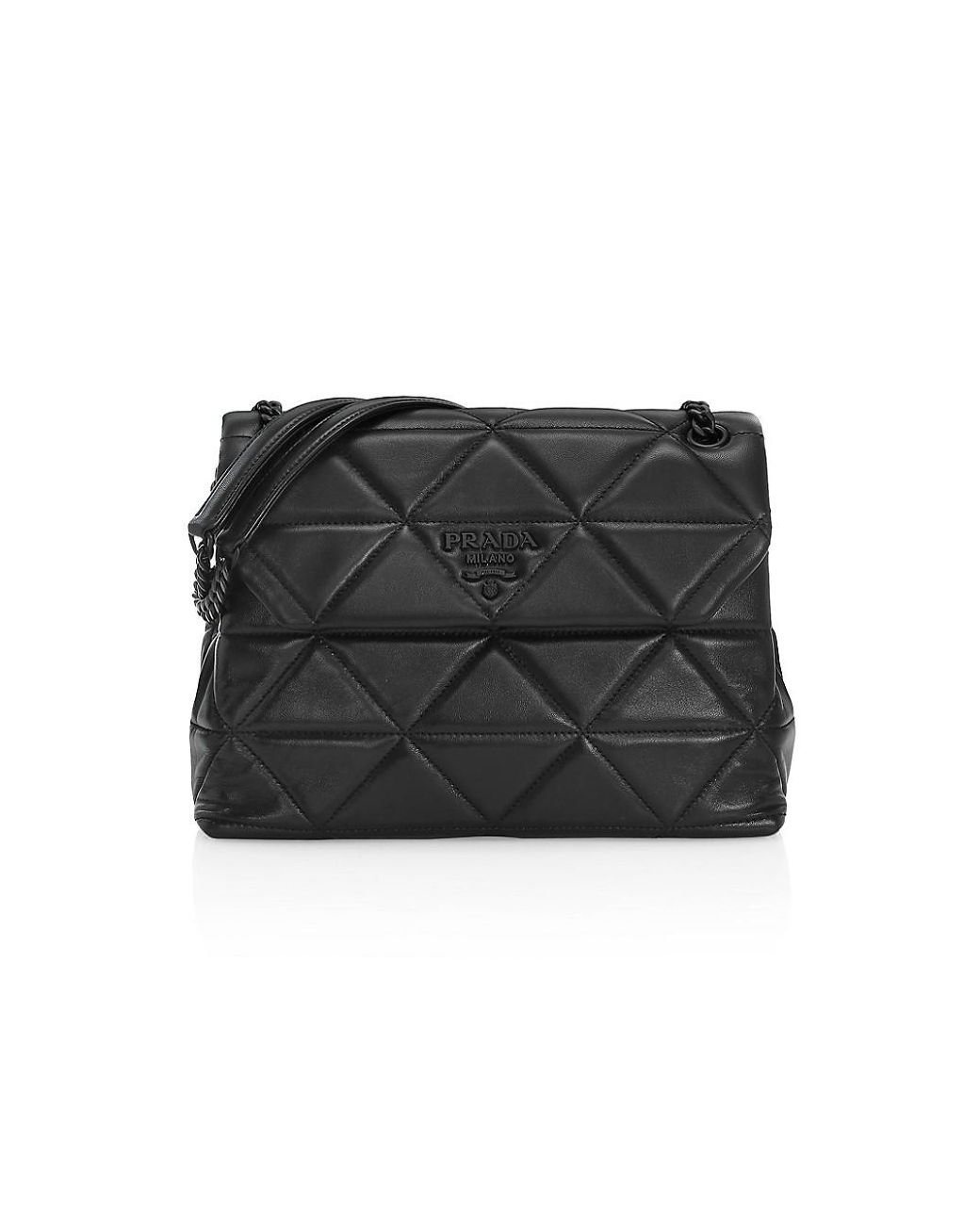 Prada Medium Spectrum Quilted Leather Shoulder Bag in Black Lyst