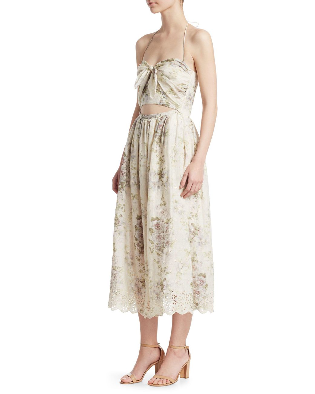 Zimmermann Iris Picnic Cut-out Midi 
