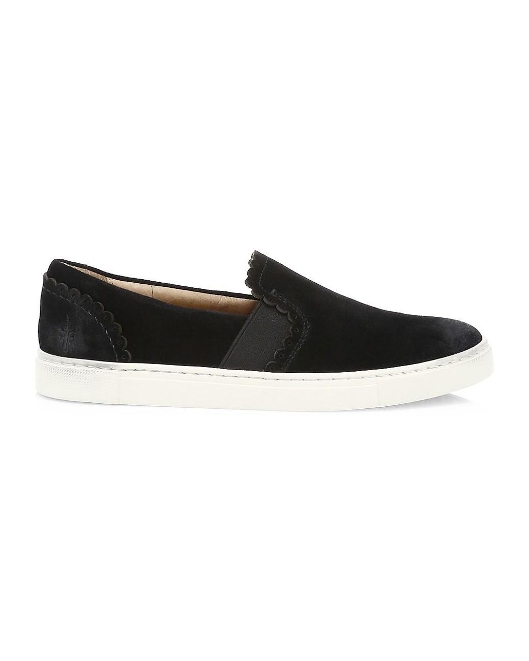 frye ivy slip on black