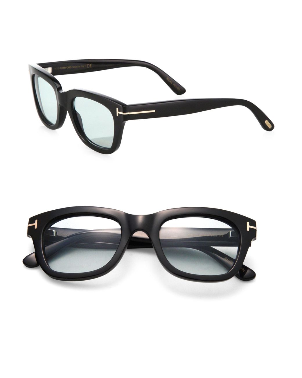 Tom Ford Private Collection Tom  Square Optical Glasses in Black for Men  | Lyst