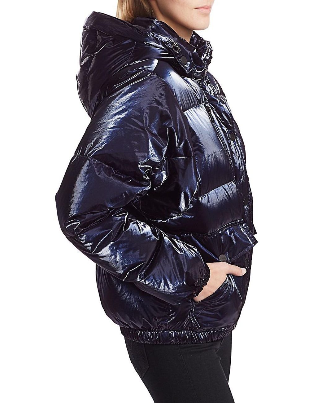 mont blanc hooded puffer jacket