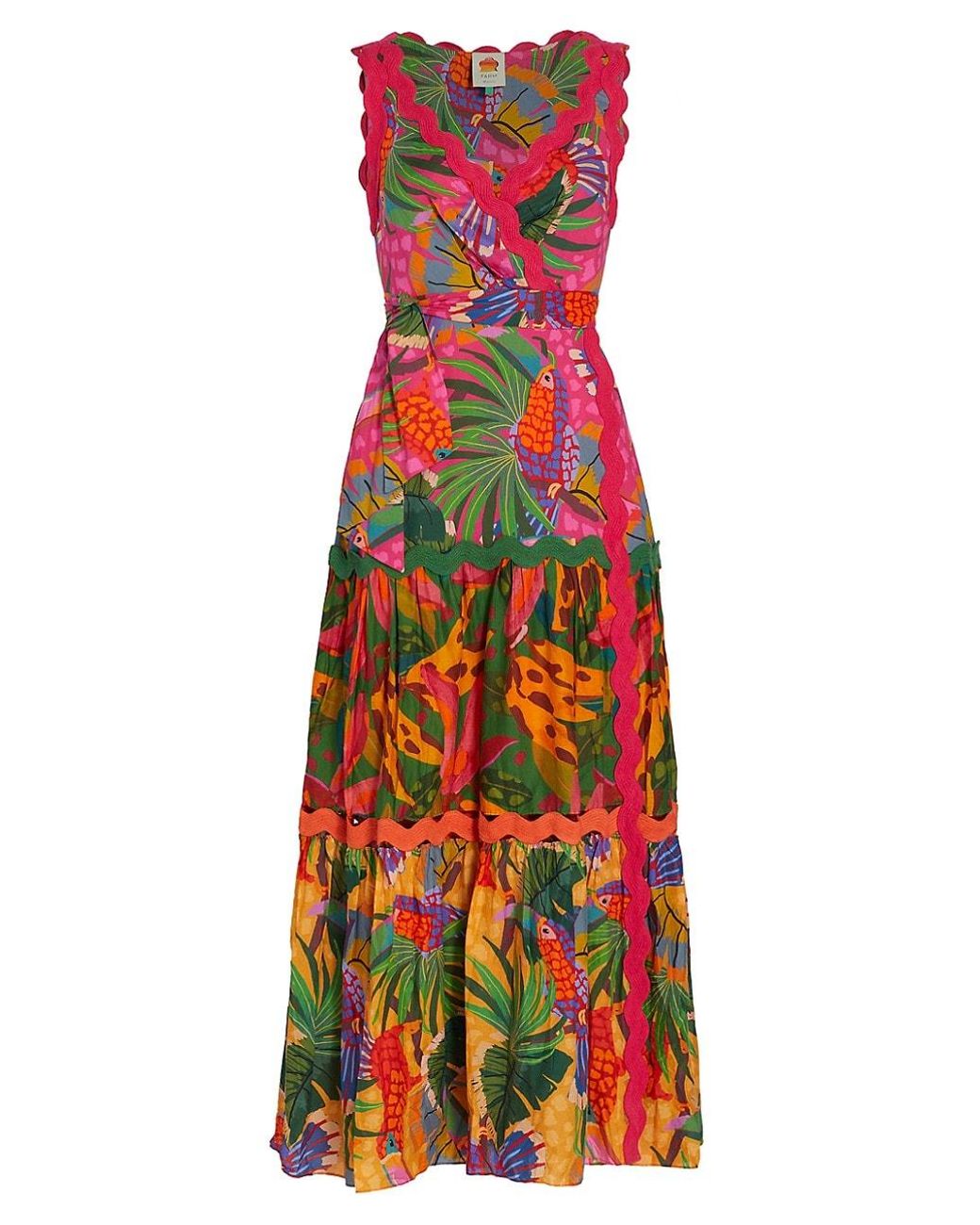 FARM Rio Painted Toucans Maxi Dress | Lyst