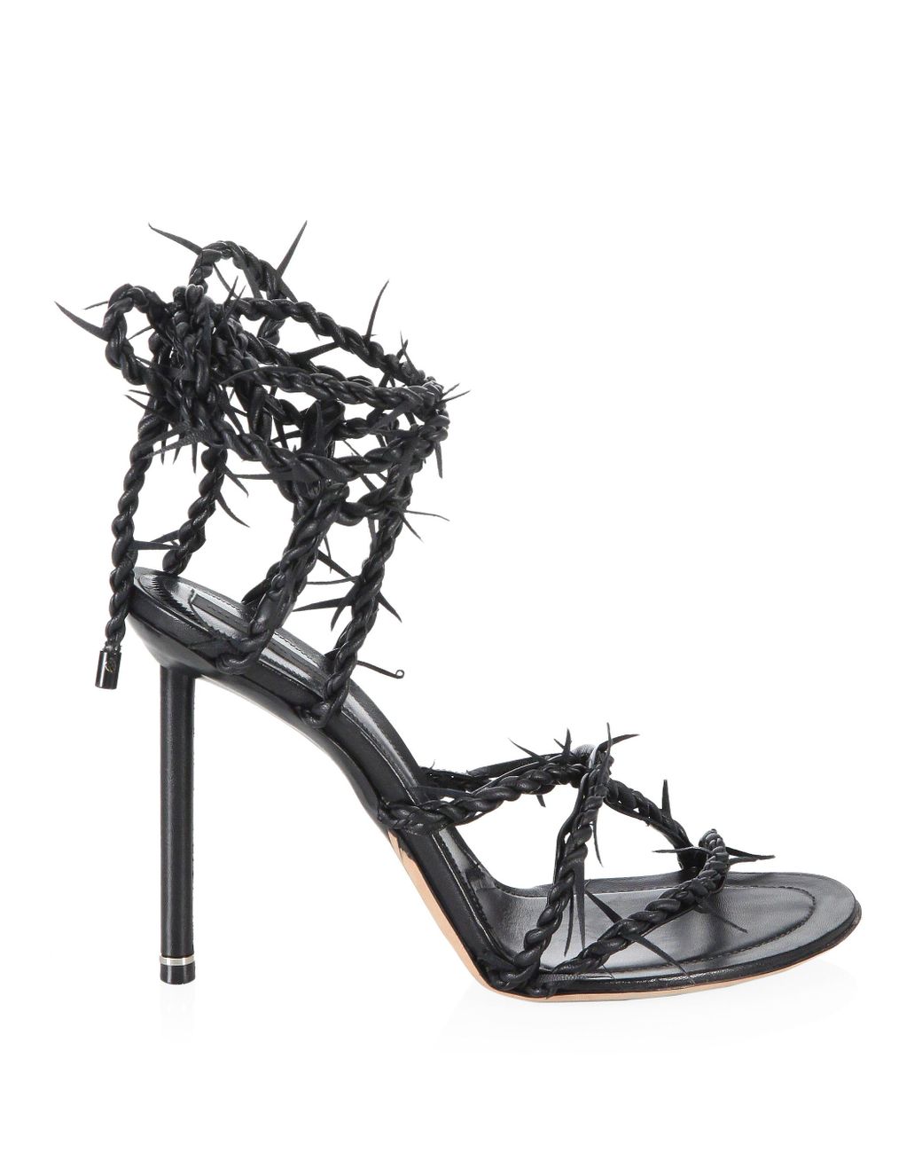 Alexander Wang Lexie Barbed Wire High Stilettos in Black | Lyst