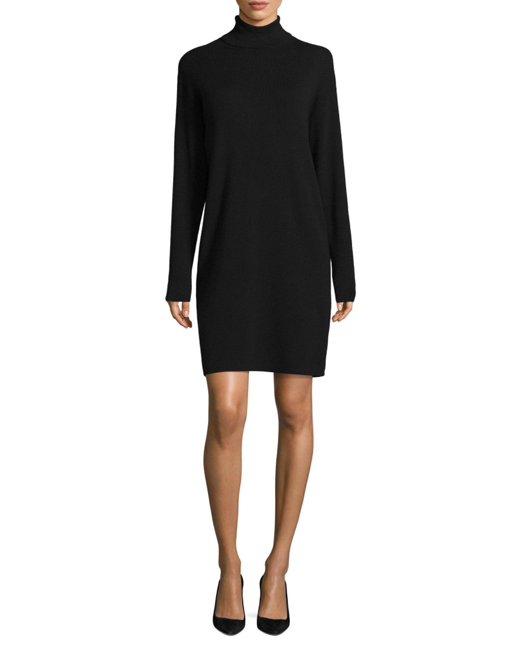 michael michael kors ribbed turtleneck sweater dress