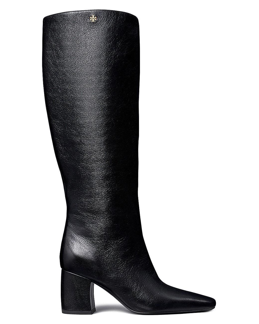 Tory Burch Banana 55mm Leather Knee-high Boots in Black | Lyst