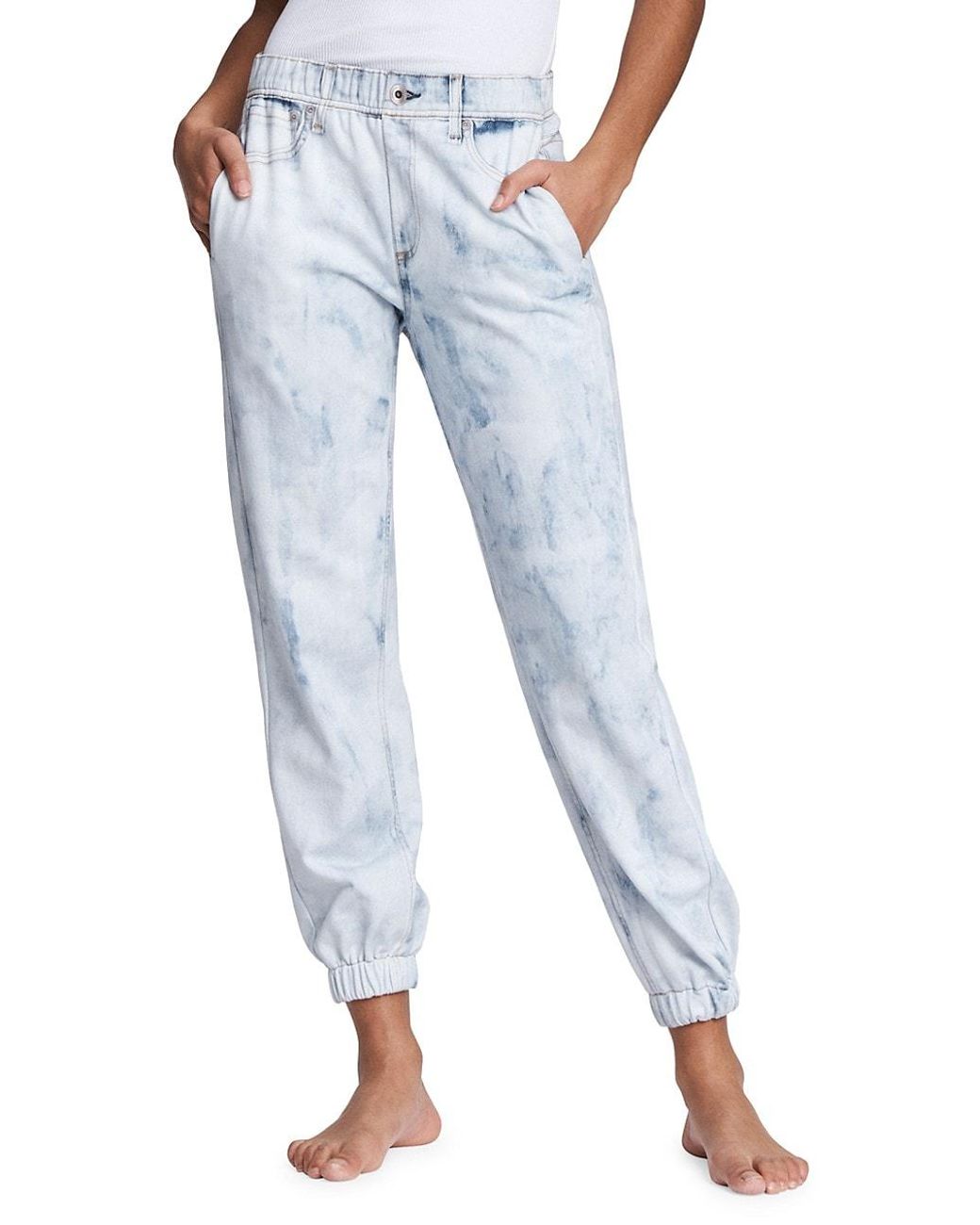 rag and bone miramar faux jeans joggers