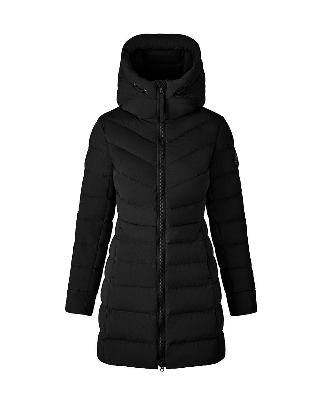 Canada Goose Clair Quilted Coat in Black | Lyst